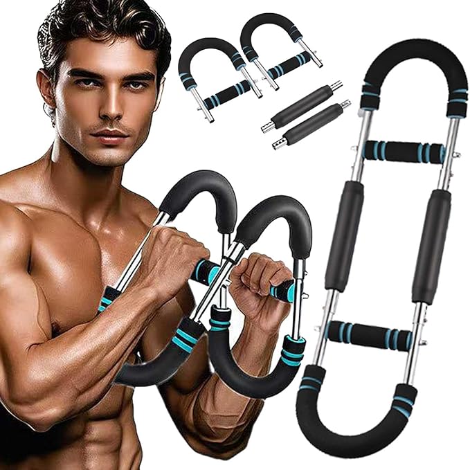 Twister Arm Exerciser,40-110lb Adjustable Chest Workout Equipment, Forearm Triceps Chest Enhanced Exercise Strengthener,Portable Detachable Upper Body Fitness Machine for Home and Gym