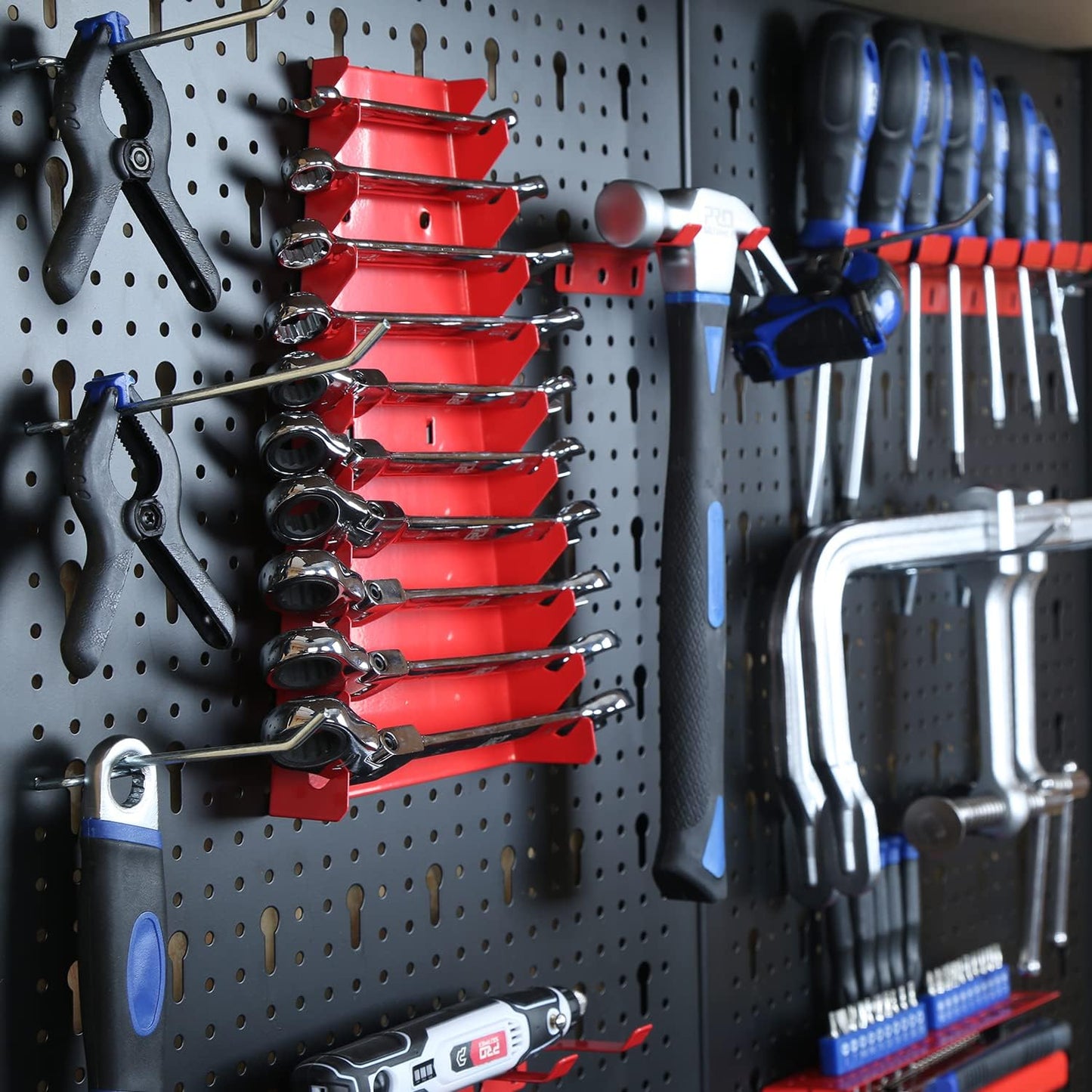 Prostormer Workbench, 31.5 inch Multipurpose Garage Work Bench Table with Peg Board Hook Kit for Home, Garage, and DIY Projects