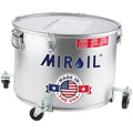 MirOil 7 Gallon Oil Disposal Caddy with Caster Wheels, USA Made Deep Fryer Grease Bucket Pot with Lid Lock & Lock Clip, 55Lb. Frying Oil Disposal Storage Container, Filtering Hot Cooking Grease - 60LC