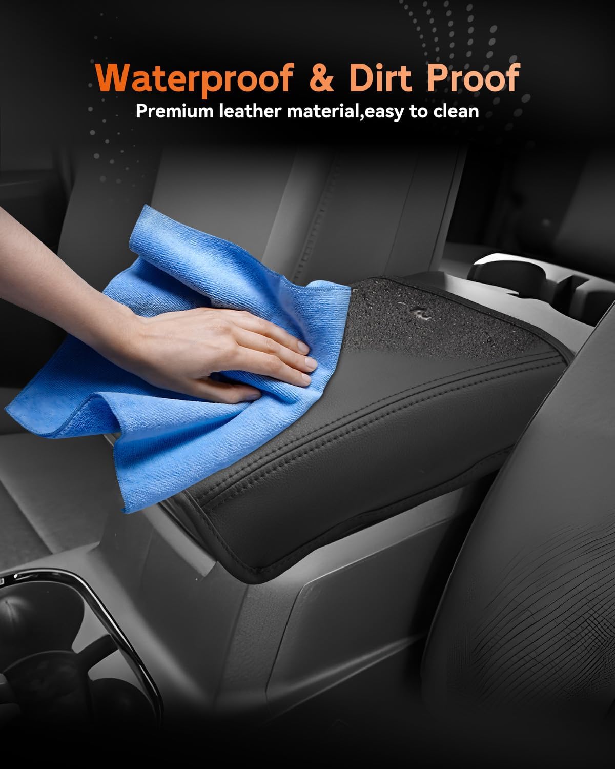 CDEFG for 2023-2025 GMC Canyon Center Console Cover Armrest Box Cover for Canyon (Elevation, AT4, Denali) 2023 2024 2025 Accessories Console Arm Rest Protector