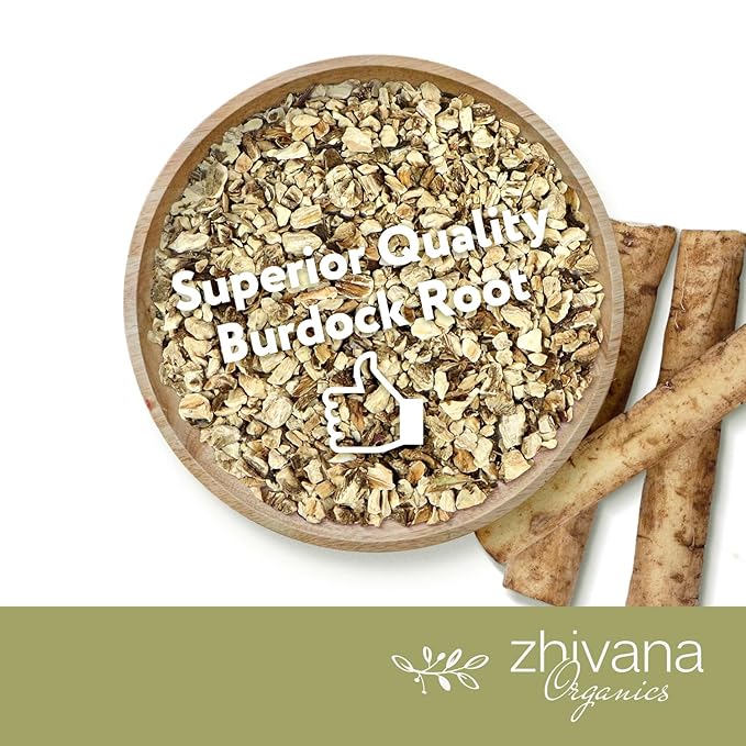 Premium Burdock Root Organic (16 oz.) - Greater Burdock Root Tea Loose - Raíz De Bardana Organica 우엉차