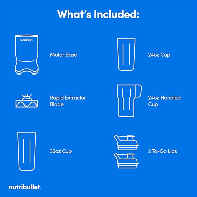 nutribullet Ultra Personal Blender NB50500AK, 32 oz, Satin Black