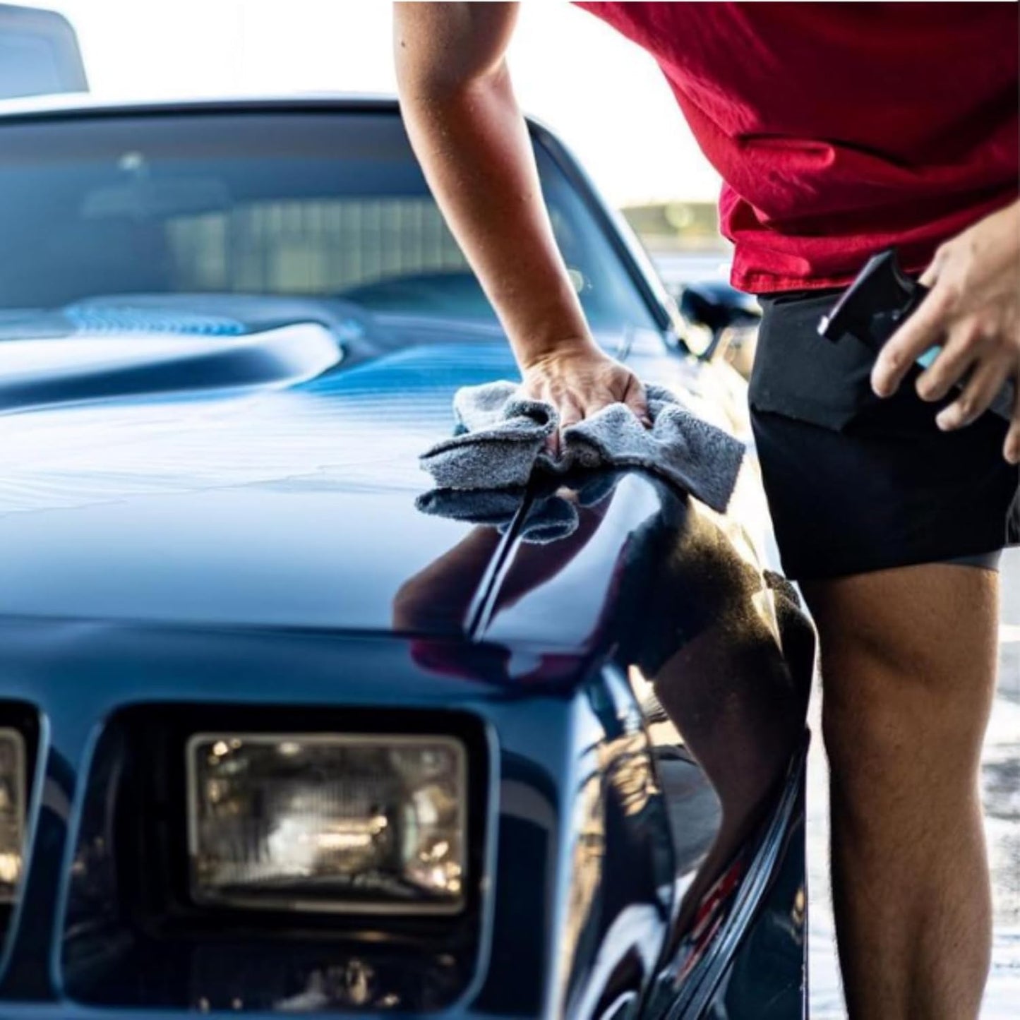 Microfiber Cleaning Cloth - The Gray Beast Towels, Streak-Free Cleaning Rags for Car Wash and Housekeeping, Ultra-Absorbent with Cut Edges to Avoid Scratches (Pack of 5, 16"x16")