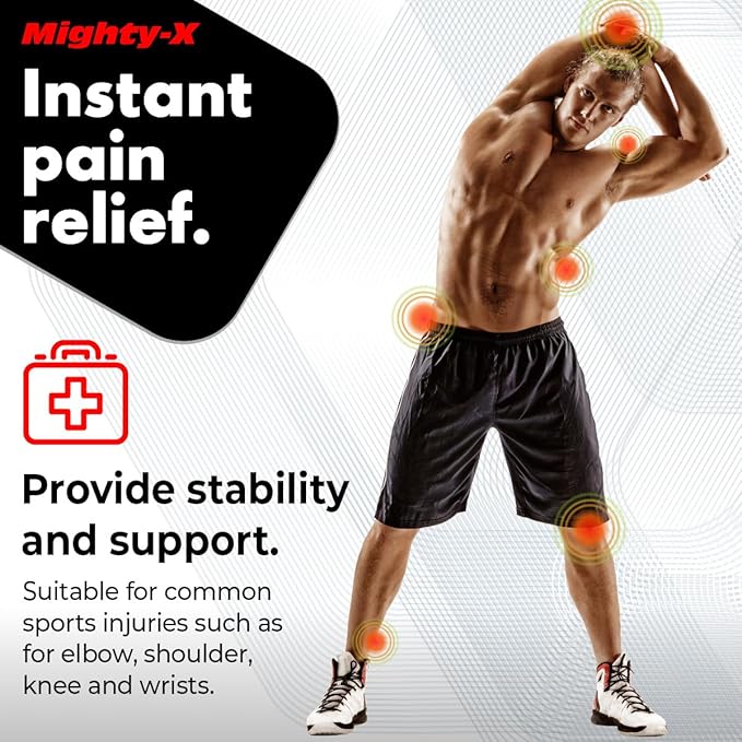 Waterproof Kinesiology Tape - [3 Rolls] - Kinetic Tape - Joints Support & Muscle Pain Relief - 16.4 ft Uncut Knee Tape + 50 Videos - Muscle Tape - Easy to Apply Shoulder Tape