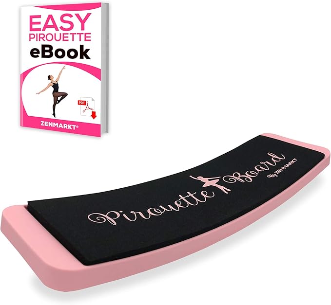 Zenmarkt Turning Boards for Dancers - Ballet Spin Boards for Dancers, Ice Skaters, Cheerleaders, and Gymnasts - Specially Designed to Improve Your Turns, Balance, and Stability - Home Dance Equipment