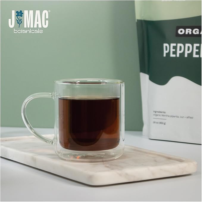J Mac Botanicals Organic Peppermint Leaf Tea