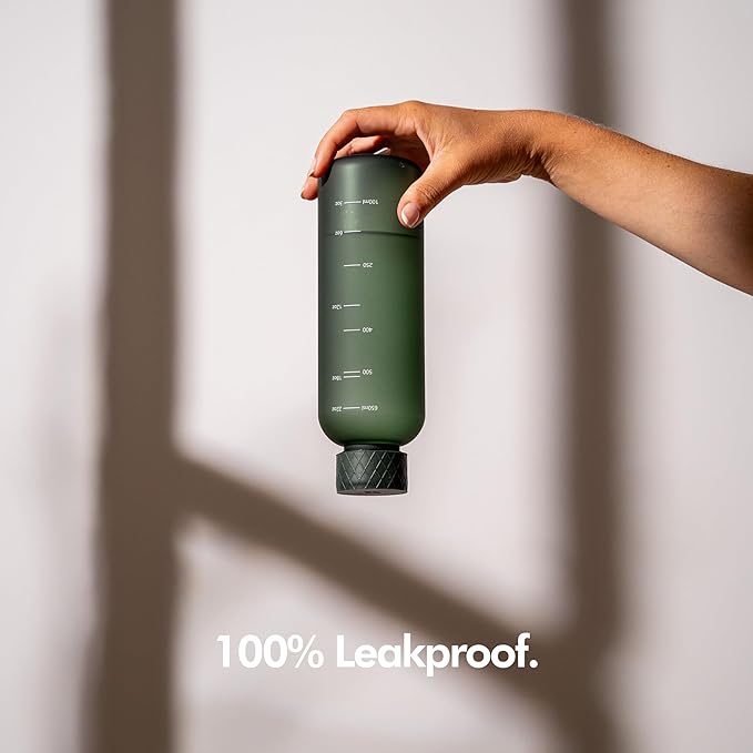 KIVY Slim Water Bottle 22oz [Lightweight & Shatterproof] - Small Drinking Waterbottle - Tritan Bottle Without Straw for School, Sport & Travel - Drinking Bottle Dishwasher Safe, BPA Free