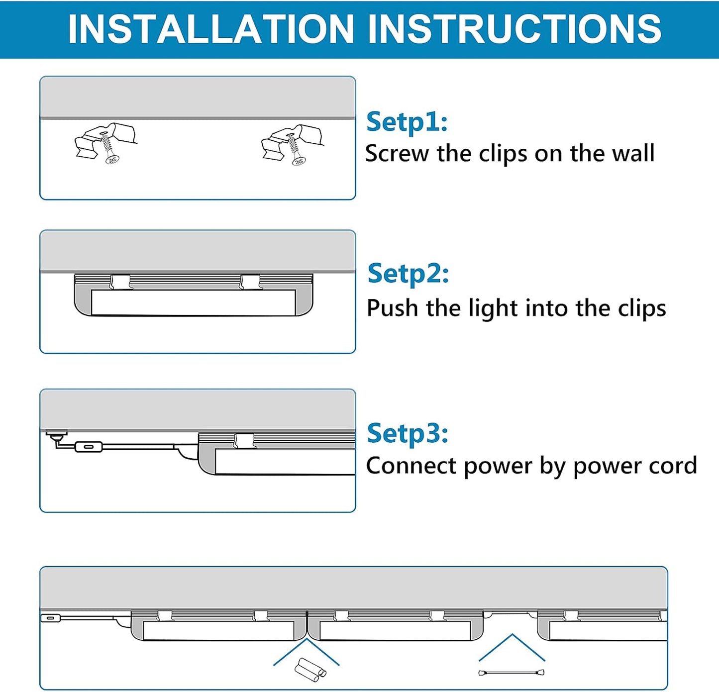 20 Pack, 8FT LED Shop Light Fixture, 144W 15500LM 6000K Cool White,High Output Linkable Tube Light, 4 Sided U Shape T8 8 Foot LED Shop Lights for Garage, Warehouse