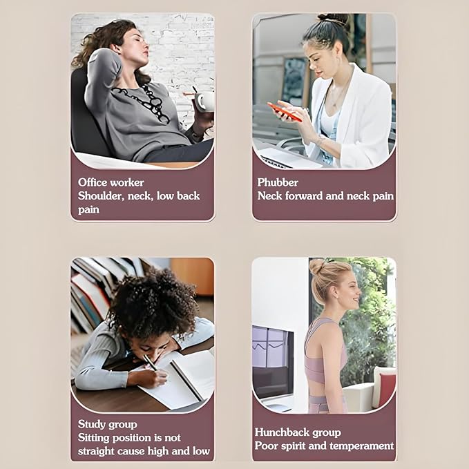 Posture Corrector Yoga Cross Stick -Yoga Stick Posture Corrector- Back Pain Relief for Men Women - Stretcher and Straightener for Upper and Lower Back -Back Straightener Posture Corrector