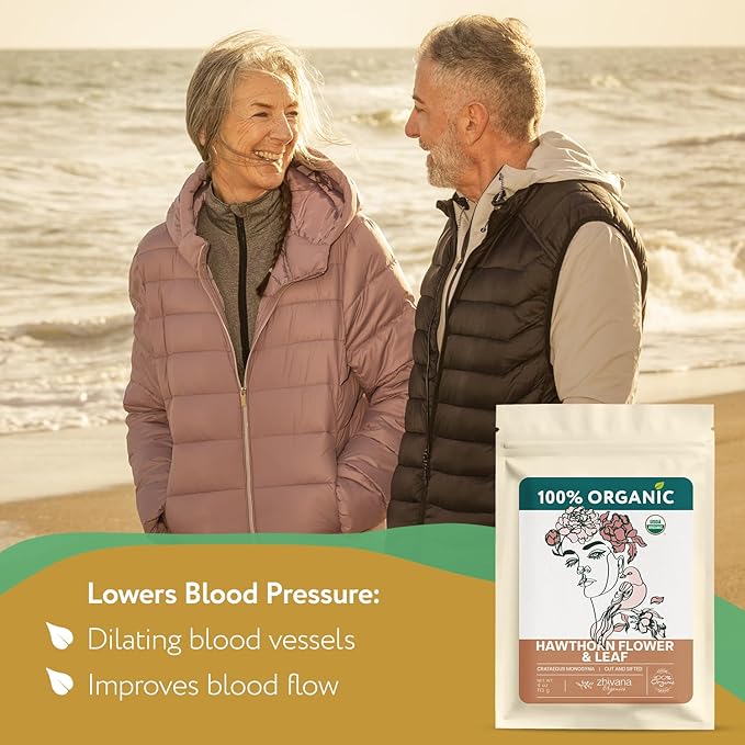 Super Value Pack 5 LB – Organic Hawthorn Leaf and Flower Tea - Hawthorne Leaves & Flowers for Herbal Tea – Natural Heart Health Support