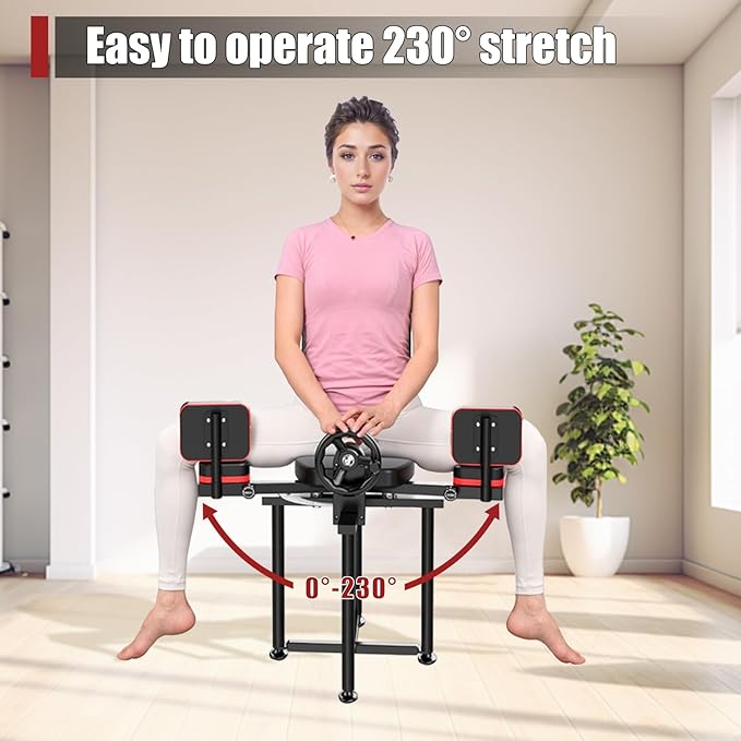 Leg Stretcher，300lbs Leg Stretcher Split Machine,for Flexibility Heavy Duty Leg Stretching Equipment Stretching Training Machine Split Leg Training for Home Yoga Dance Gym