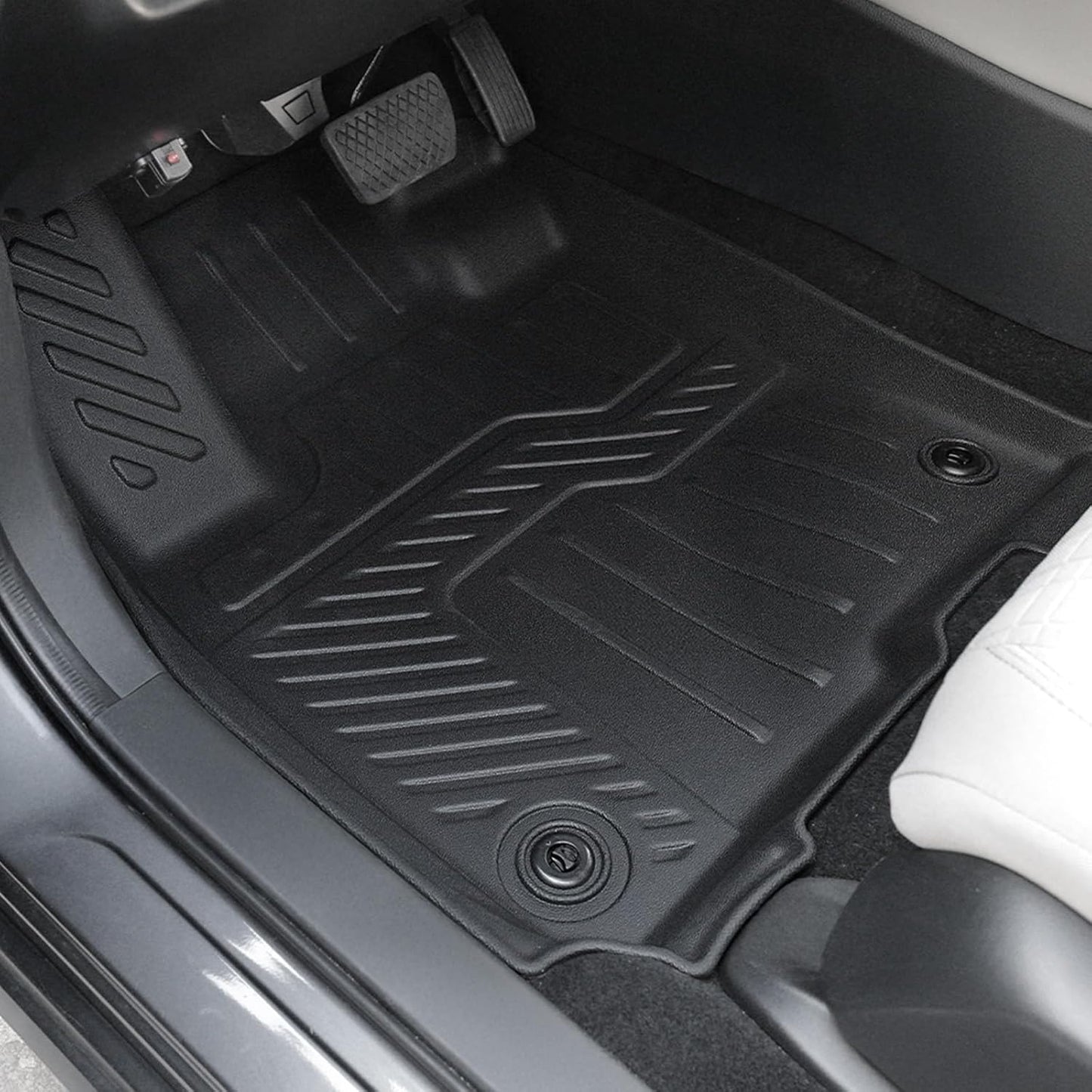 Floor Mats Set for Honda HR-V 2026 2025 2024 2023(Hybrid & Gasoline), Full Coverage All Weather Floor Mats Cargo Mat with Backrest Protectors & Door Sill Guards for Honda HRV Accessories