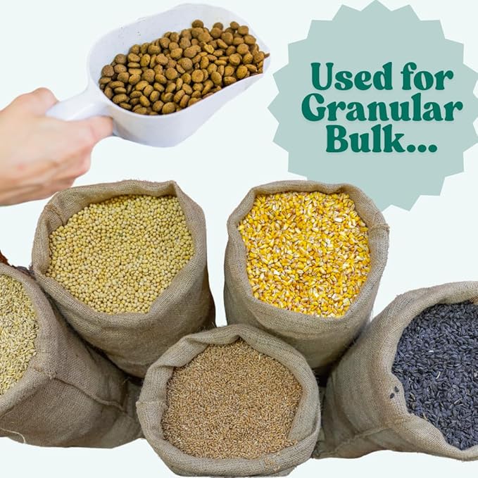 25 mL (5 Teaspoon) Long Handle Scoop for Measuring Coffee, Pet Food, Grains, Protein, Spices and Other Dry Goods (Pack of 5)