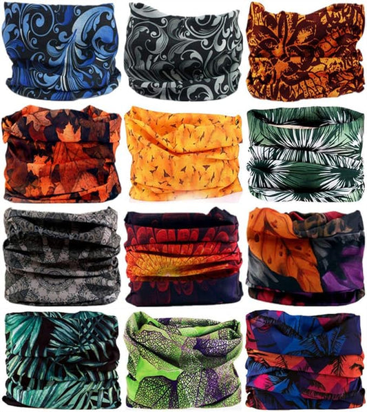Headband Neck Gaiter Head Wrap Headwear Face Mask Magic Scarf Bandana for Men and Women