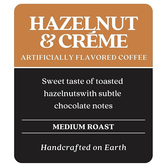Copper Moon Medium Roast Whole Bean Coffee, Hazelnut & Cream Blend, 5 Lb