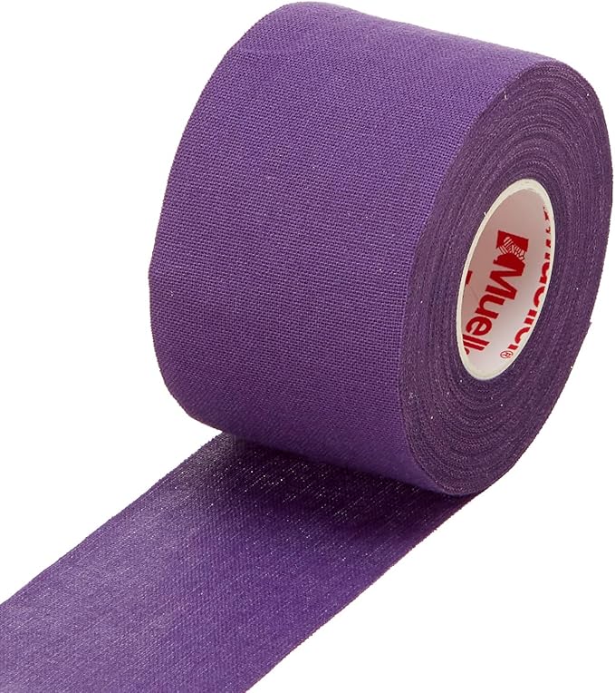 MUELLER Sports Medicine MTape Rolls, Quality Athletic Tape, Easy to Tear for Fast & Effective Taping, 1.5" x 10 Yards Per Roll, 2 Rolls