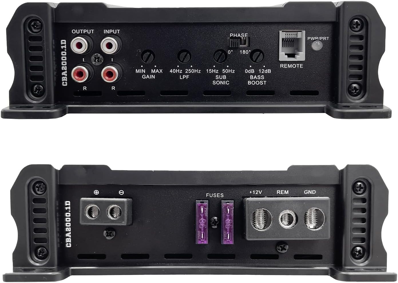 ORION CBA2000.1D Amp 2000W Max Amplifier + COKIT4 4GA Wiring Kit Combo for Car Audio VC Systems