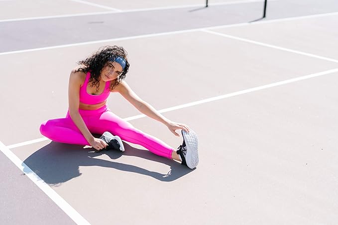 Maven Thread Workout Headbands for Women, 2Pack - 4 inch Thick Wide, Non Slip Sweatbands for Women, Ideal for Exercise, Gym Hairband for Athletic Workouts and Yoga, Black Marble