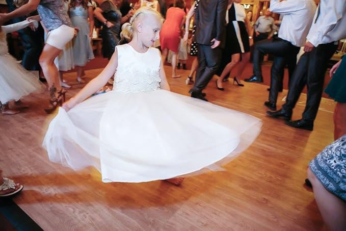 Big Floors 3X3DKMAPLEFLOOR Interlocking Lightweight Plastic Modular Dance Floor Kit (3' x 3'), Dark Maple, 21 Piece