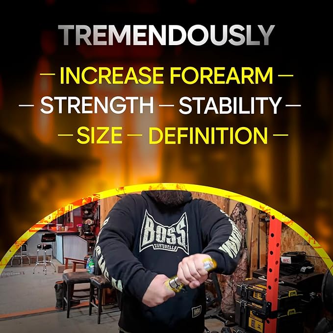 GRIPZILLA Dynamo Forearm Strengthener and Wrist, Comfortable Grip and a Durable Design Roller Perfect for Men and Women - Ideal for Hand, Wrist, and Forearm Strength Training, Workout - Wrist/Arm Builder