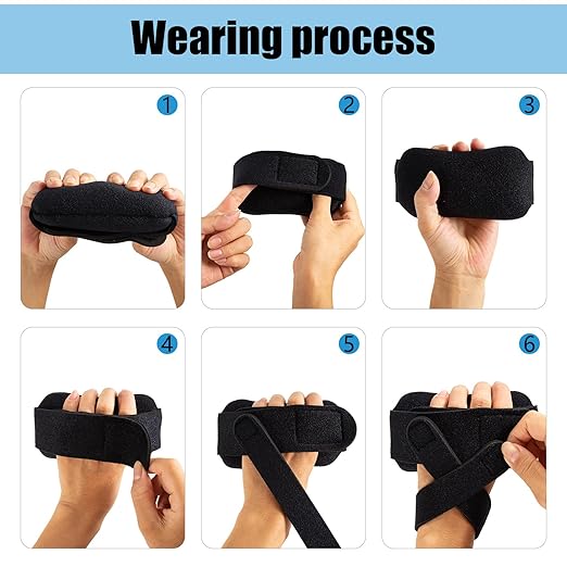Palm Protector for Hand Contracture Palm Grip Finger Contracture Cushion for Arthritis, Skin Breakdown, Stroke Patient Rehab Hand Exercisers Contracture Prevention Pad