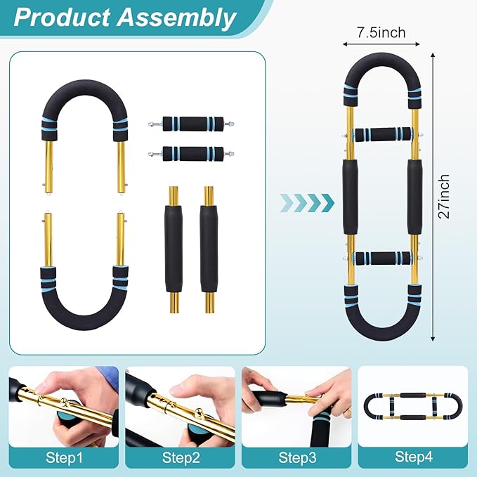 Twister Arm Trainer,40-130lb Adjustable Chest Workout Equipment,Muscle Builder & Strength Training for Arms,for Men & Women, Home Gym Strength Trainer