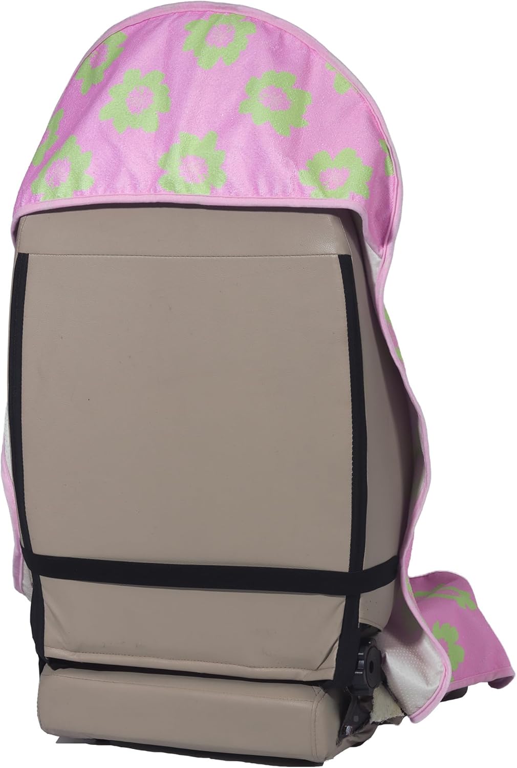 Car Seat Cover Protector Front Seats,for Gym Workout,Running,Swimming,Beach and Hiking,Waterproof Sweat Towel Bucket Seat Covers for Cars SUV Trucks (Flower and Pink, 1Pcs)