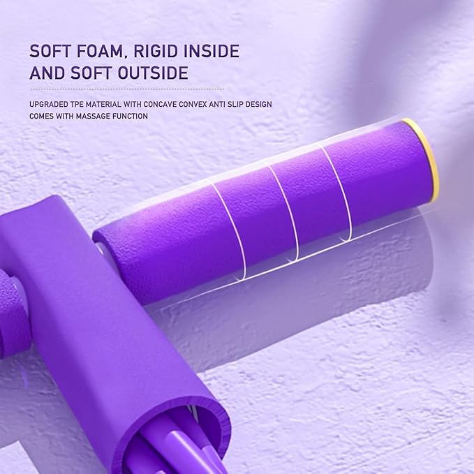 6 Tube Pedal Ankle Puller with 8 Shape Resistance Band, Fitness Resistance Bands for Women, Exercise Bands with Handles, Workout Bands for Abdomen, Waist, Leg, Hip