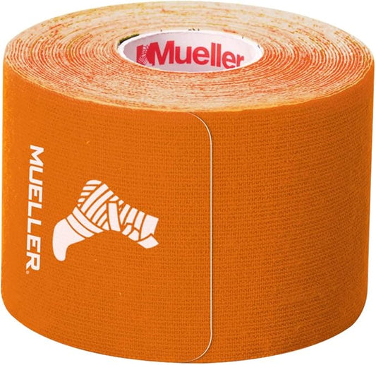 MUELLER Sports Medicine Kinesiology Therapeutic Tape, Quality Athletic Tape, Latex Free, 20 Pre-Cut I-Strips, 2" x 9.75" Each Strip