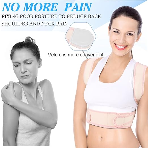 Posture Corrector for Women and Men,Adjustable Upper Back Brace,Breathable Back Support Straightener,Relieve Waist,Neck,Shoulder,Back Pain