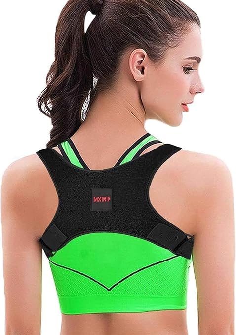 Posture Corrector for Women and Men, Adjustable Back Brace for Spine Alignment and Posture Support, Upper Back Pain Relief, Comfortable and Effective Back Brace for Better Postur (Medium/Small/Large)