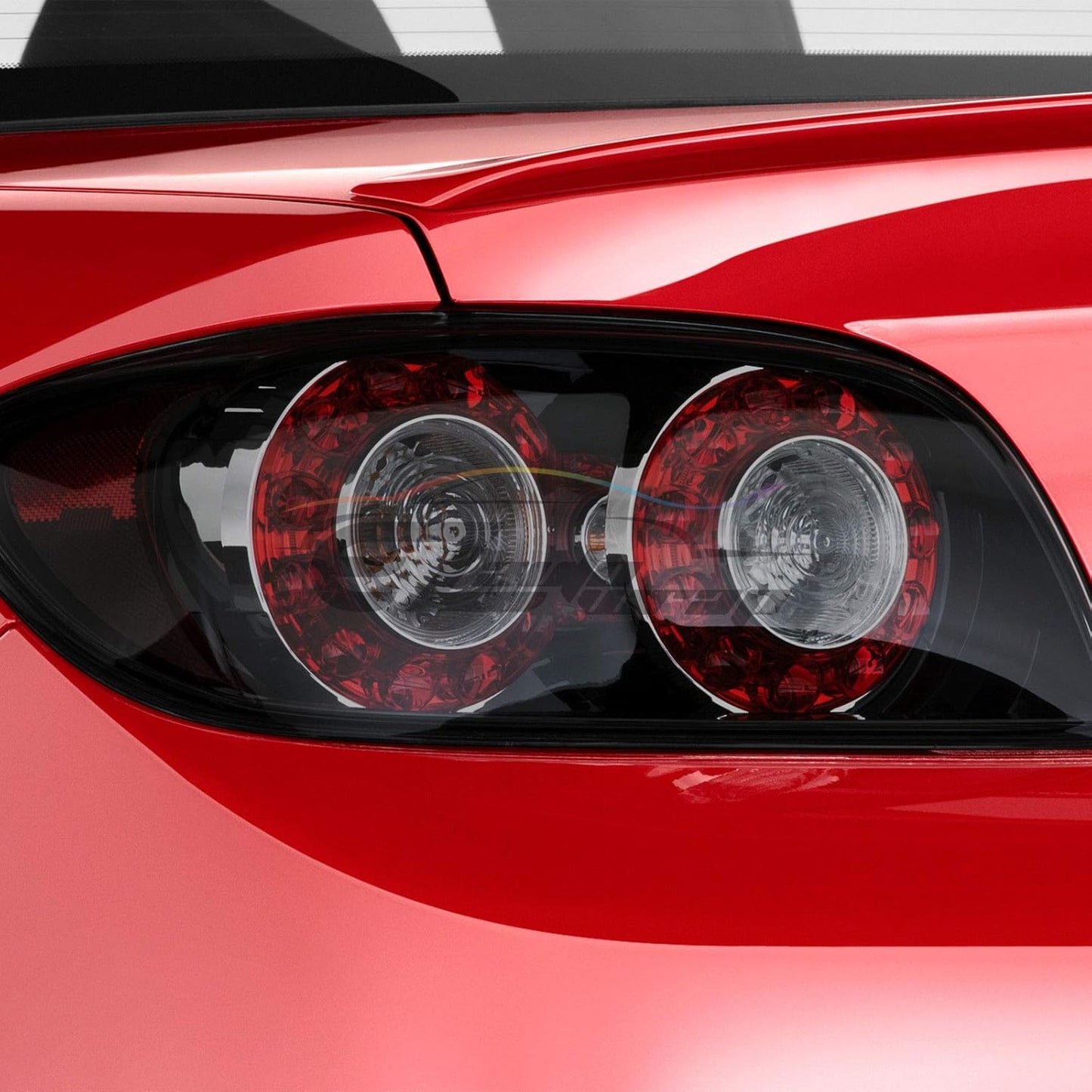 EZAUTO WRAP Free Tool Kit 12"x48" (1FT x 4FT) Glossy Medium Black Smoke Headlight Taillight Fog Light Side Marker Vinyl Tint Film Self Adhesive