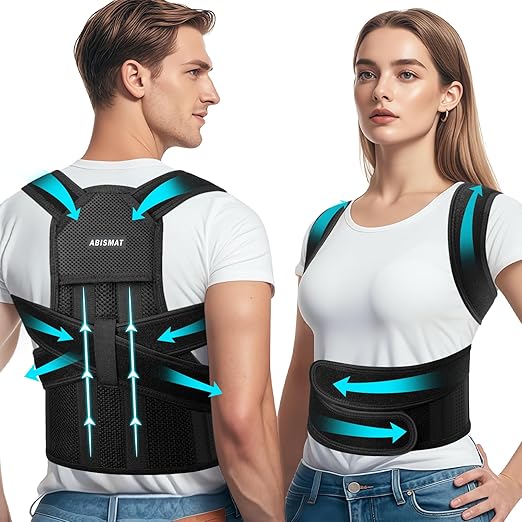 Back Brace Posture Corrector for Men and Women, Adjustable Shoulder Straightener Full Back Support, Upper and Lower Back Brace for Pain Relief, Scoliosis, Hunchback, Hump (X-Large)