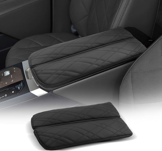 CDEFG for 2022-2025 BMW iX Center Console Cover Armrest Box Cover for 2023 2024 2025 iX (xDrive50, M60) Accessories Console Arm Rest Protector