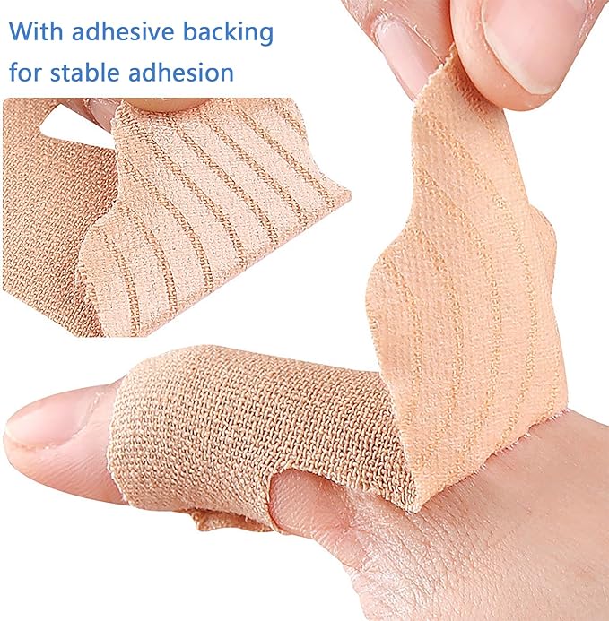 10 Sheet Thumb Support Tape for Arthritis & Tendonitis Pain Relief - Elastic Self-Adhesive Blister Bandage for Finger & Foot Anti-Friction for Sports, Housework, Joint Stability & Injury Recovery