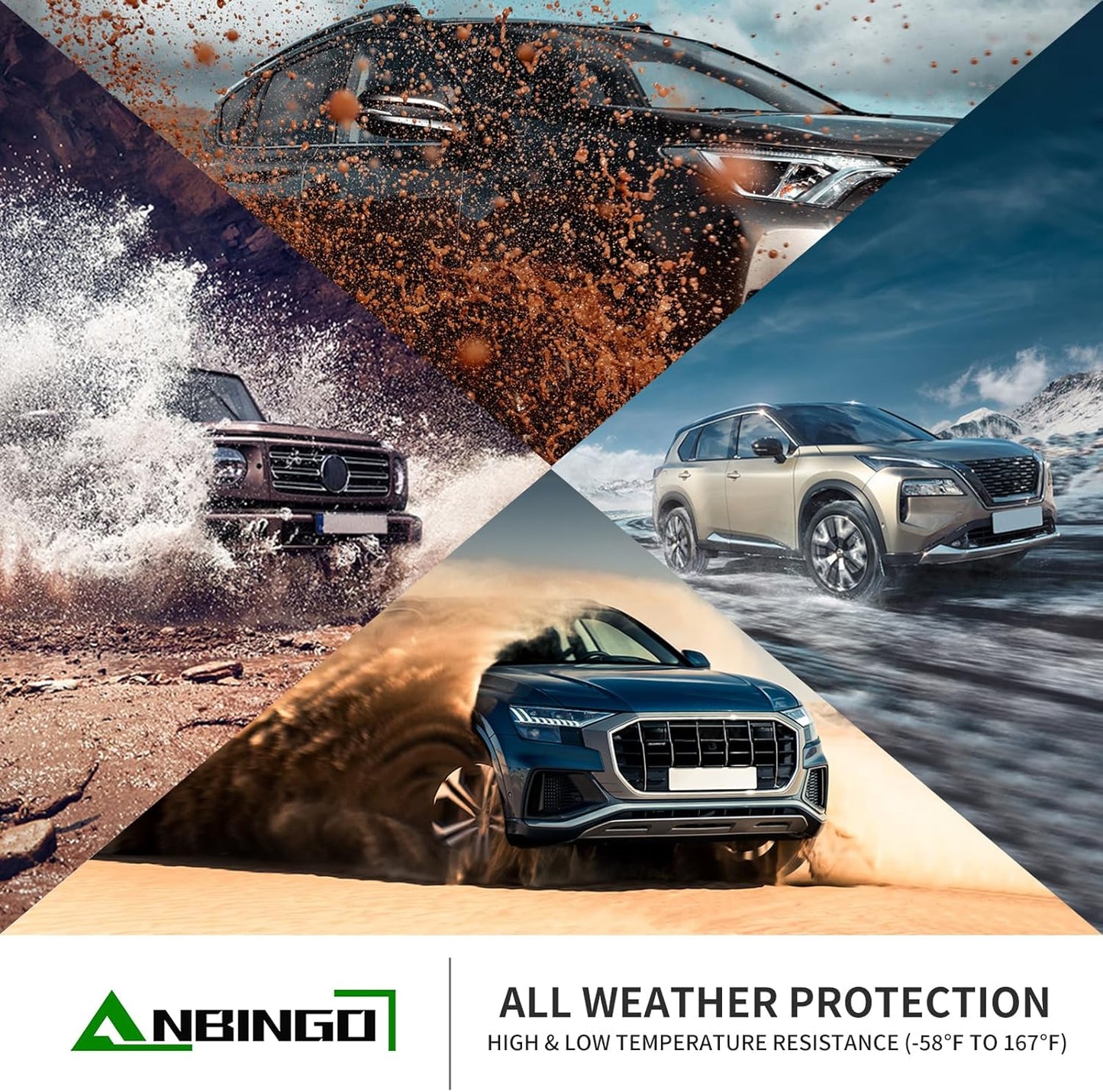 ANBINGO®-Floor Mats & Cargo Liner for Nissan Kicks 2018-2024 All Weather Protection TPE Anti-Slip Car Full Set Floor Liners Custom 2024 Kicks Mats Accessories