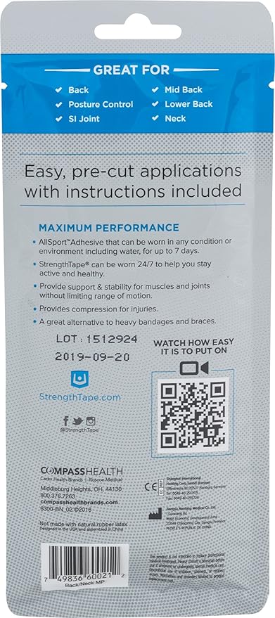 Kinesiology Tape, K Tape Taping Kits, Premium Sports Tape Provides Support and Stability to The Target Area, Multiple Kits Available