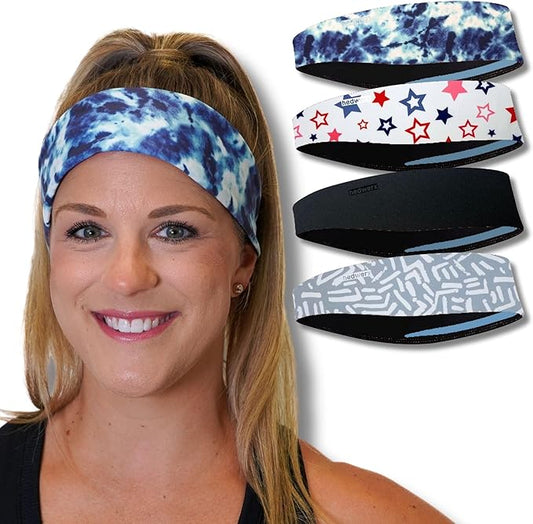 Hydra2, Sweat Diverting, Sports Sweatband Headband, H2 Flatweave