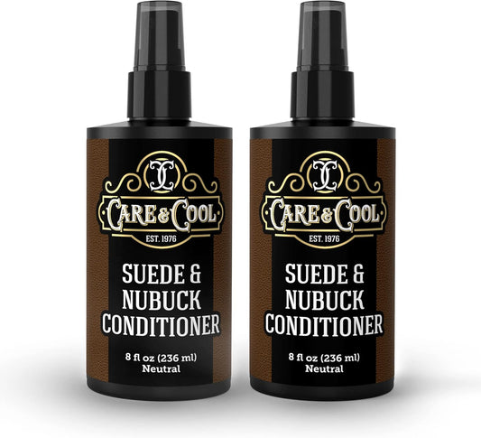 Care & Cool Suede and Nubuck Conditioner - Your Best Choice for Waterproofing and Protecting The Delicate Structure Against The Elements and Abrasive Impurities (16 Fl Oz)