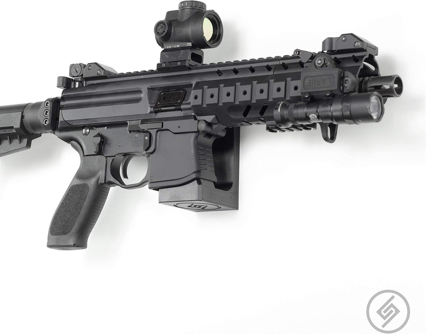 Spartan Mounts for SIG MPX 9mm | (Does NOT FIT AR) Rifle Wall Display Storage Organization System | Low Profile Design | Features Locking System | Gun Safe Wall Room Solution