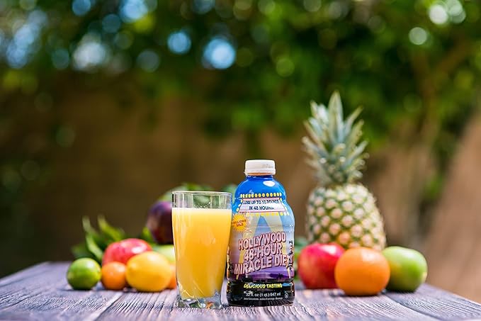 48-Hour Miracle Fruit Juice Cleanse Diet 1-Pack, Detox Cleanse for Weight Loss & Rejuvenation, Food Replacement, Fast Acting Diet, Weight Loss Drink, 32 Fl. Oz.