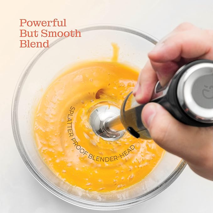 Multi-Use Immersion Blender Set, Hand Blender with Powerful Copper Motor 800W, High Speed, Turbo Mode, 3-in-1 Handheld Blender Stick Stainless Steel Blades, Whisk, Beaker, Measuring Marks, and Chopper