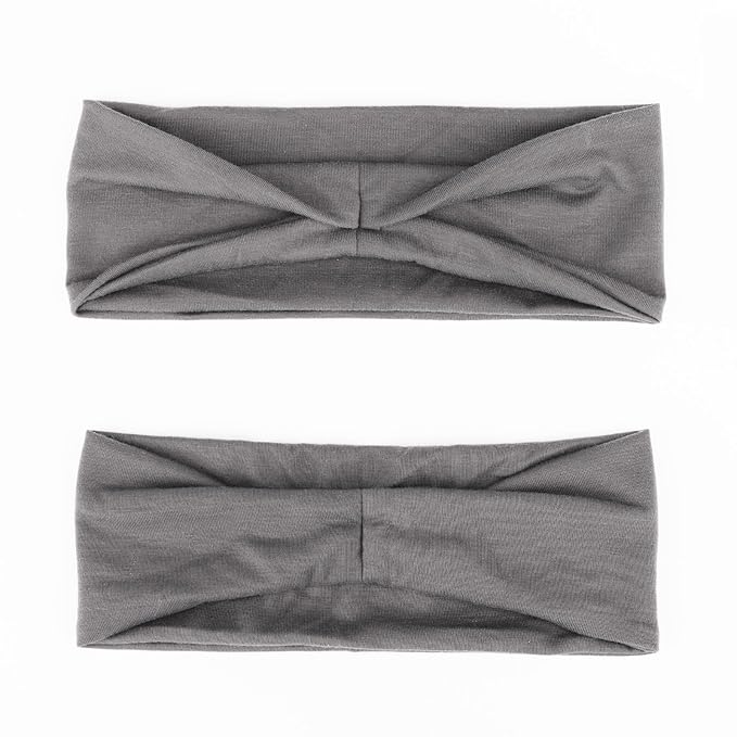 DRESHOW Yoga Sports Headbands for Women Elastic Non-Slip Headbands Workout Running Hair Bands 6 Pack