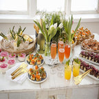 6 Pack Serving Tongs Kitchen Tong, 7 Inch Gold Buffet Tongs, Stainless Steel Food Tong Small Tong, Serving Tong for Buffet, Party, Salad, Appetizers