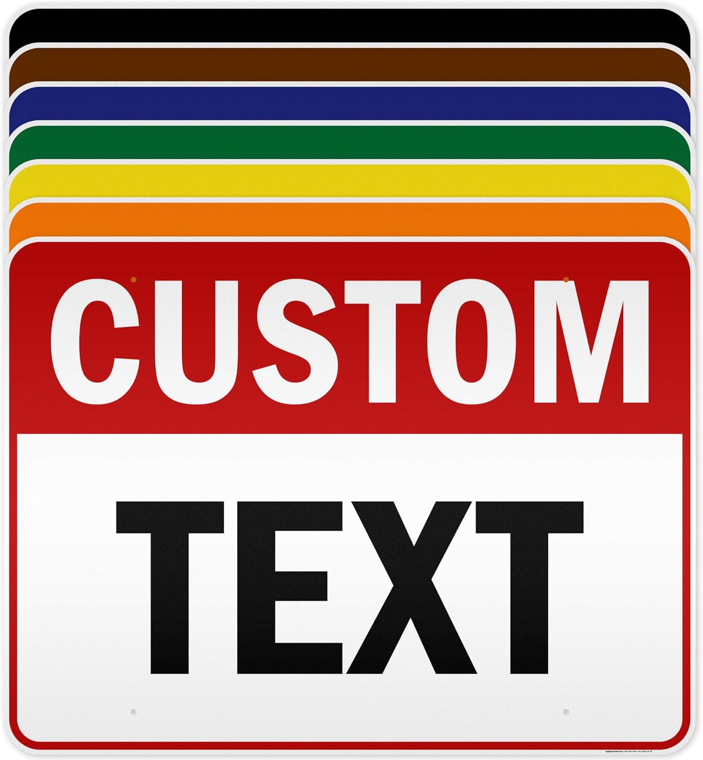 Custom Sign, Custom Sign for Business, Indoor/Outdoor use. 36x48 Inches, Reflective, Rust Free DiBound, Fade Resistant, Made in USA by My Sign Center (Header)