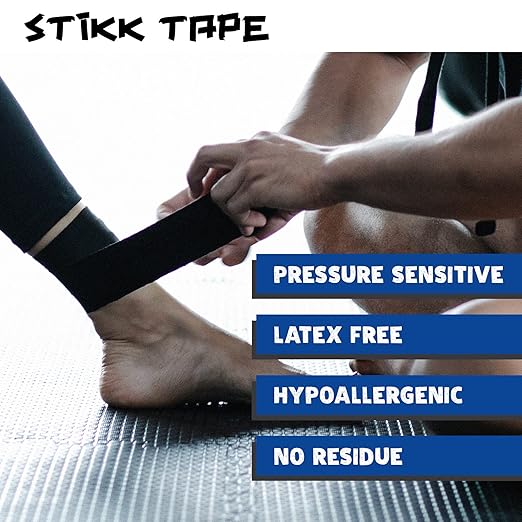 STIKK Athletic Tape - 8pk Multi Color - 1.5'' x 15 Yards - Stabilizing, Supporting Muscles and Joints - Training Supplies to Safeguard Against Sports Injuries