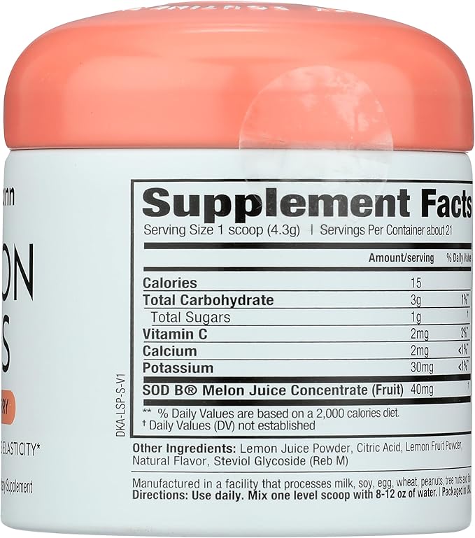 Dr. Kellyann Lemon Sips Citrus Drink Mix (21 Servings) – Strawberry Lemonade Flavor, Sugar-Free Detox, Hydrates Skin, 1 Pack