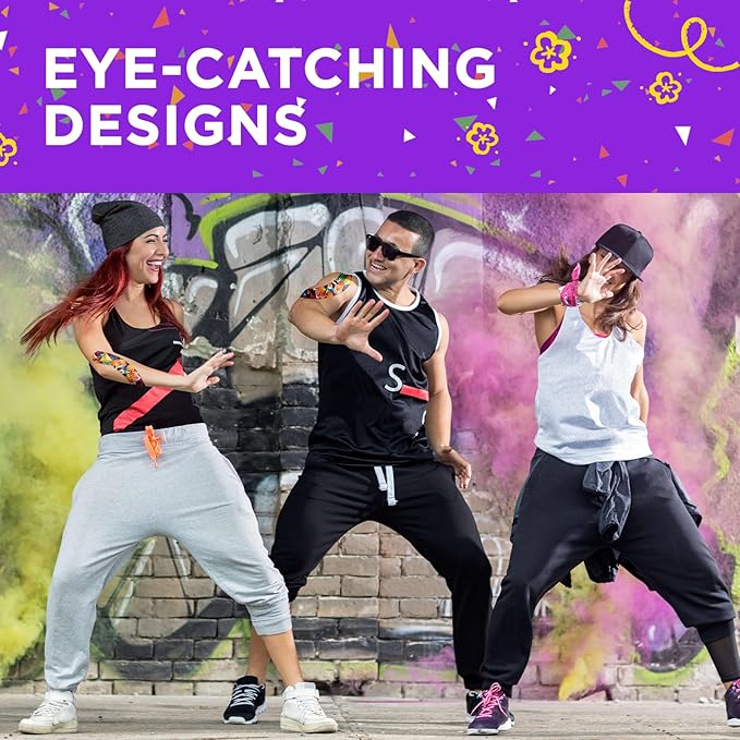 OK TAPE Patterned Kinesiology Tape, Elastic Physical Therapy Athletic Tape for Pain Relief & Muscle Support, Uncut Kinetic Tape, 2in x 16.4ft- 2 Rolls (Rose)