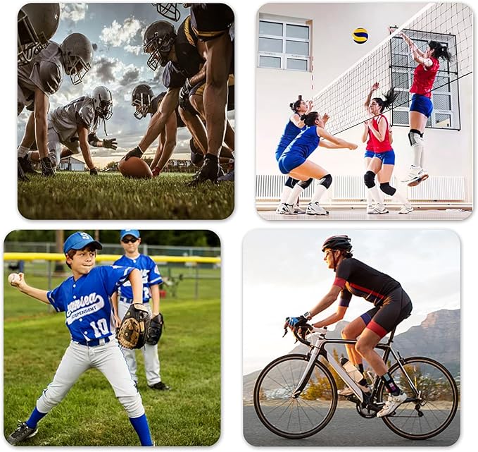 (5 Pack) Black Athletic Tape,Sports Tape Strong Stick No Sticky Residue for Hockey Climbing Sports Medical Splints (Black,1.5 Inches)