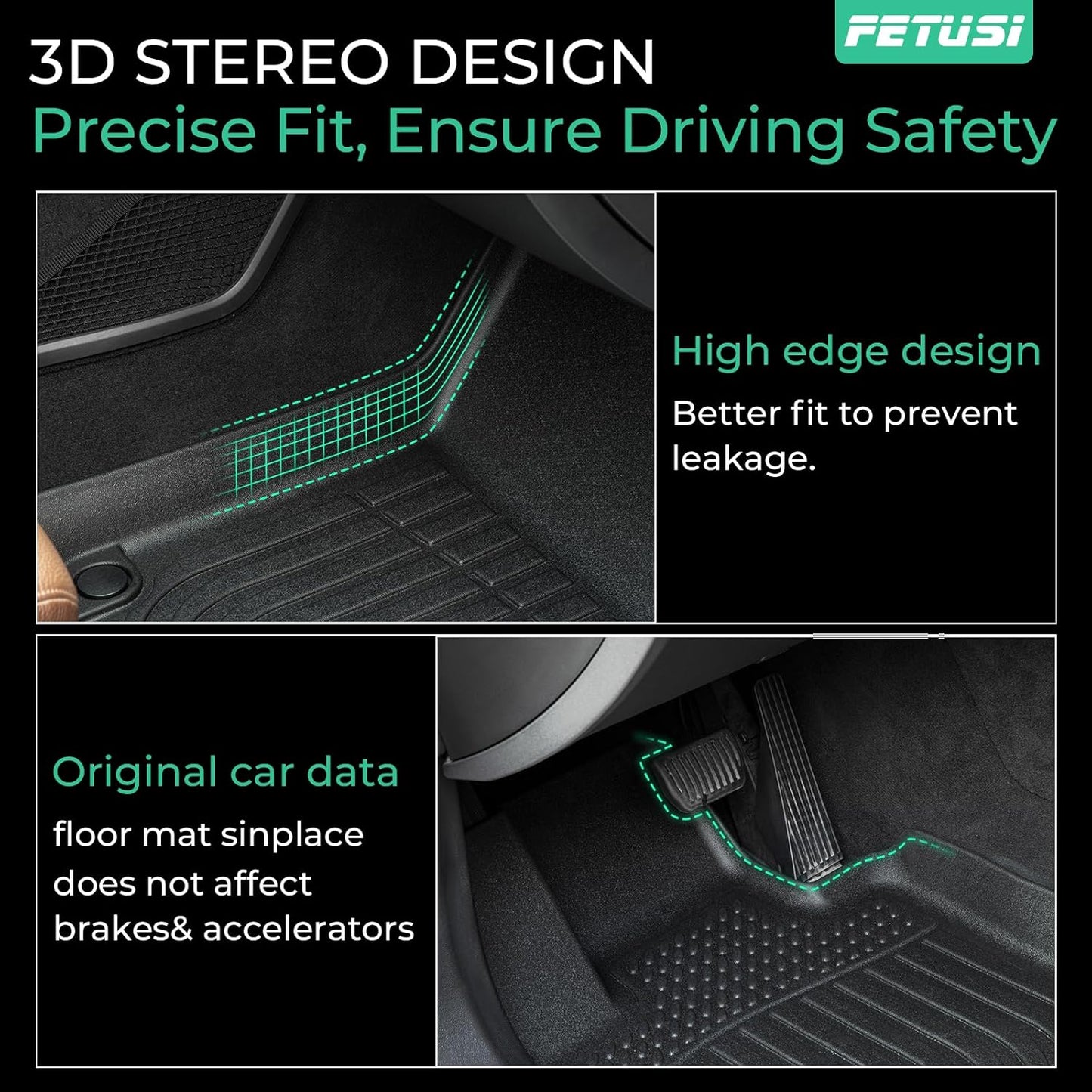Floor Mats & Cargo Liner Set Custom Fit for Mazda CX-70,CX 70 PHEV 2025 All Weather Protection for Car Mats Anti-Slip TPE Odorless Floor Liners Mazda CX-70 Accessories Waterproof Trunk Mat, Black